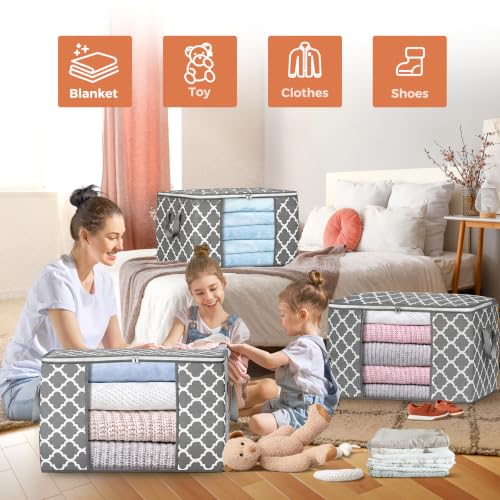 90L Large Storage Bags (6 Count)