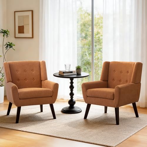 Living Room Chairs Set of 2