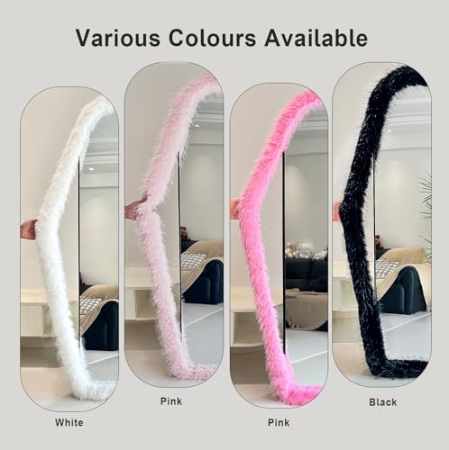 Fluffy Mirror Frame Cover for Arched & Full