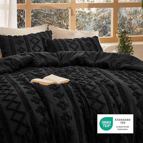 Tufted Boho Comforter Set King Size