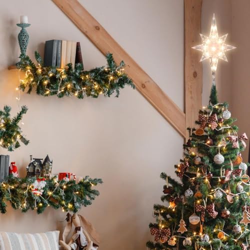 Lighted Christmas Tree Topper