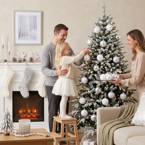 30ct Christmas Tree Decorations Ball Ornaments 2.36 Inches (30 Count)