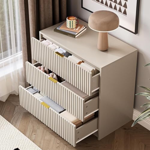 3 Drawer Nightstand Set of 2