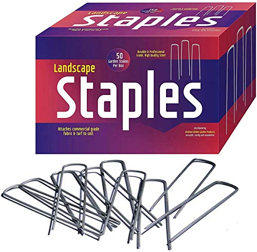 Ashman Galvanized Garden Stakes Landscape Staples and Fence Stake