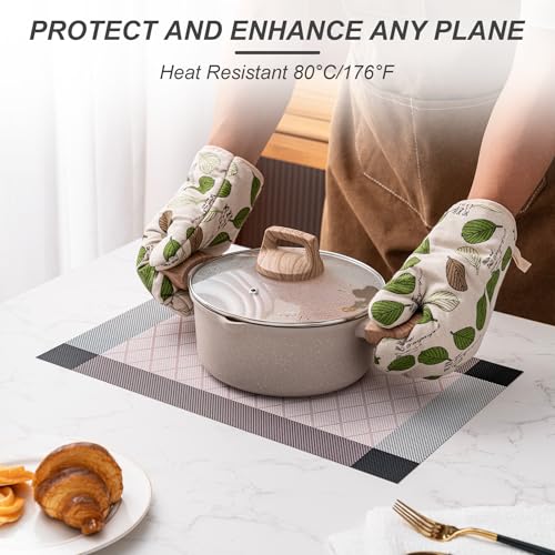 Placemats Set of 6 Washable Indoor (6 Count)