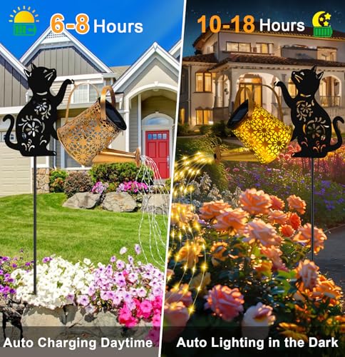 Solar Garden Lights Outdoor Decor (2 Count)