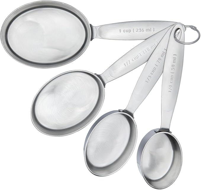 Cuisipro Stainless Steel Measuring Cup Set