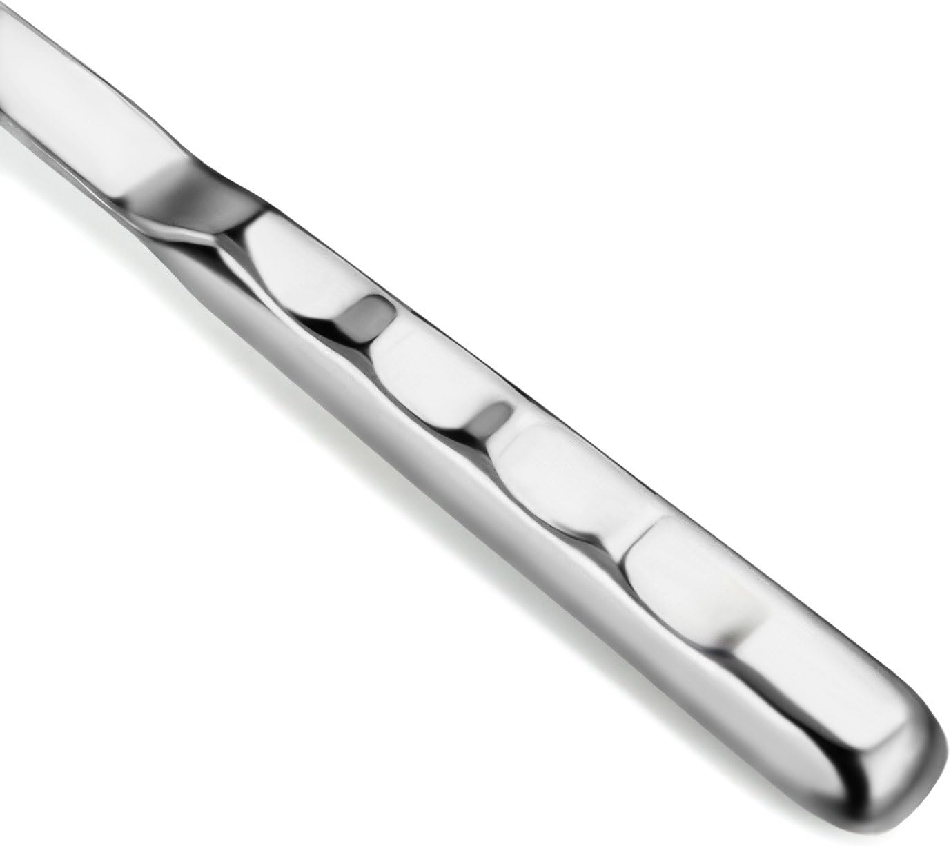 New Star Foodservice Hollow Handle Notched Serving Spoon (Silver, Slotted Serving Spoon (12-Inch))