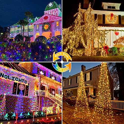800 LED 264 FT Color Changing Christmas Lights with Remote Timer & 11 Modes