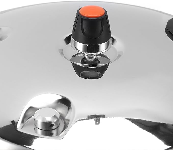 Electric Pressure Cooker, Alarm Valve, Anti-clogging Cover, 80KPA Stainless Steel Pressure Cooker for Gas Stove (9L)