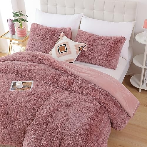 Fluffy King Size Comforter Set