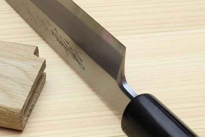 Yoshihiro Shiroko High Carbon Steel Kasumi Yanagi Magnolia Handle Sushi Sashimi Chef Knife (10.5'' (270mm))