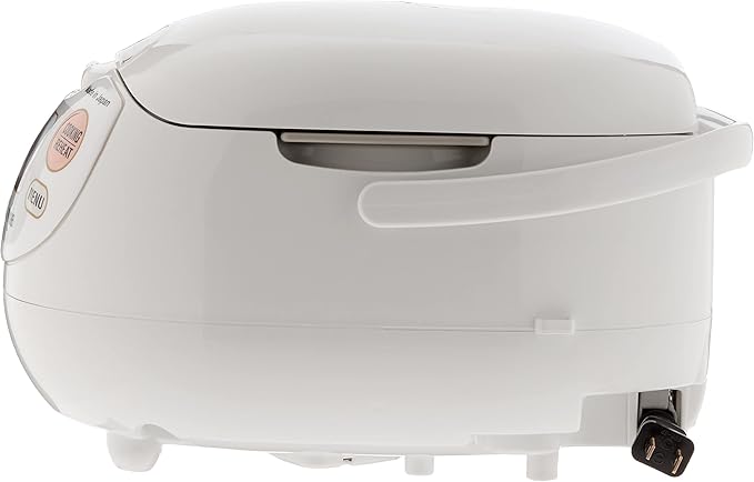 Zojirushi NS-ZCC10 Neuro Fuzzy Cooker, 5.5-Cup uncooked rice / 1L, White & NHS-06 3-Cup (Uncooked) Rice Cooker, White (-WB)