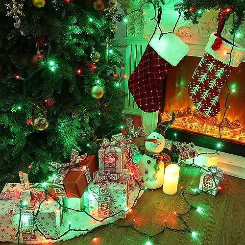 5MM Wide Angle Christmas Lights Red & Green