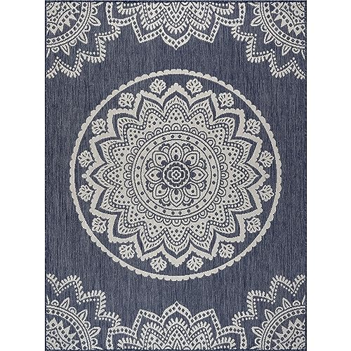 Outdoor Rug 6x9 Modern Area Rugs for Indoor and Outdoor Patios and Porches