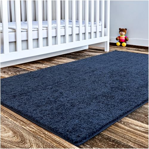 Soft & Colorful 9' Round Kids Classroom Area Rug