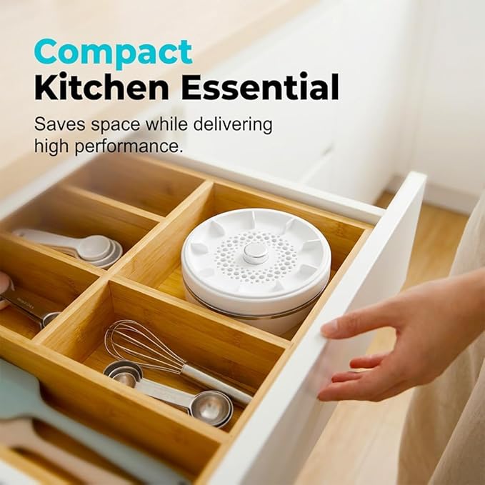 Fruit and Vegetable Washing Machine, 2026 New Fruit Cleaner Device Waterproof Fruit and Vegetable Purifier Clean Produce with Titanium Electrolysis Purification for Home Kitchen (2)