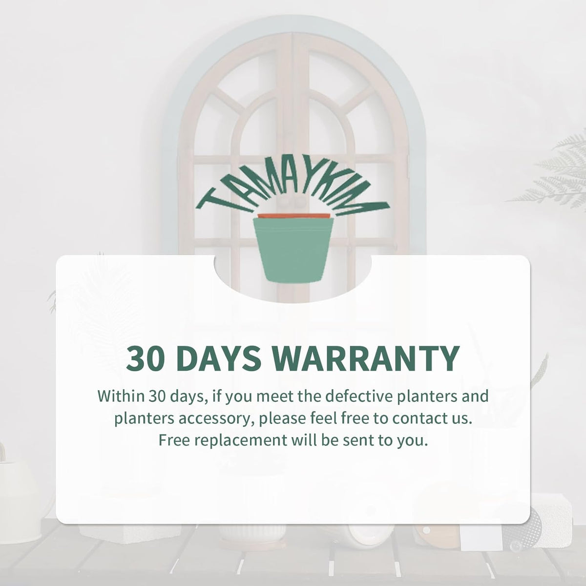 TAMAYKIM 4 Inch Ceramic Plant Pots with Drainage Holes, Modern Flower Planter with Saucer for Indoor Plants, Succulent, Cactus & Herbs, White, Set of 4 (Plants Not Included)