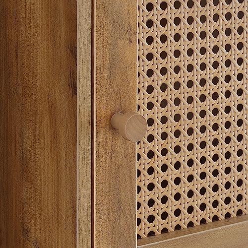 Xtra Storage Boho Weave 1 Door Cabinet 16.5"