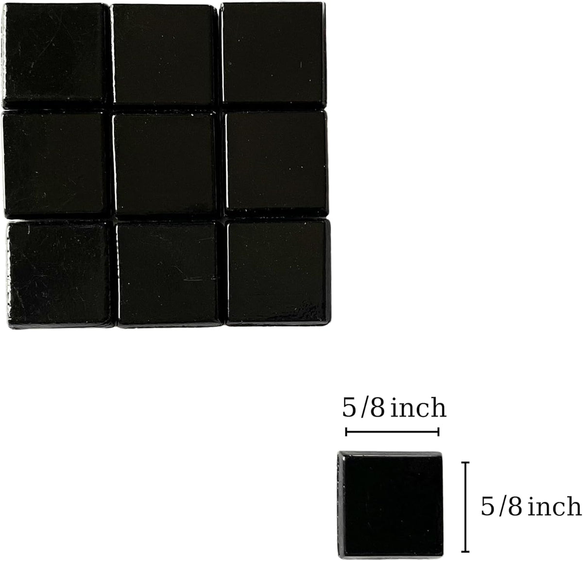 SMEIINIK 1.1lb Bulk Single Iridescent Color Mosaic Tiles for Crafts, Glass Mosaic Pieces for Mosaic Puzzles, Stained Glass Tiles for Mosaic DIY, Mosaic Making Supplies(AJ49-38)