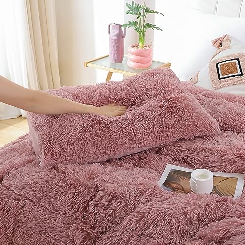 Fluffy King Size Comforter Set