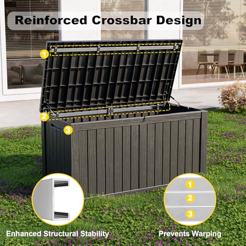 180 Gallon Resin Deck Box