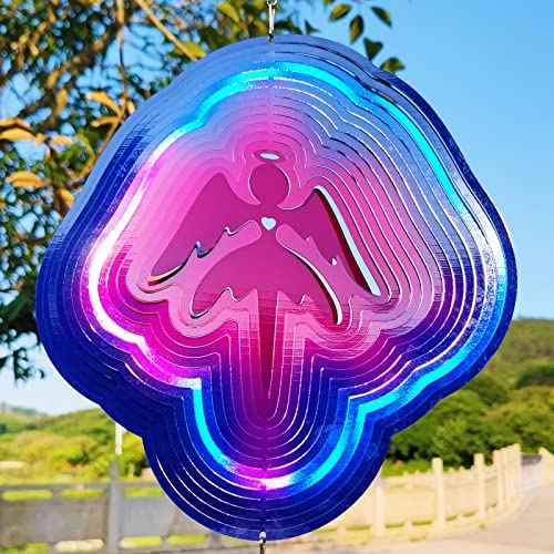 12in Angel Wind Spinner Outdoor Garden Decor Gifts for Women Mom Wife