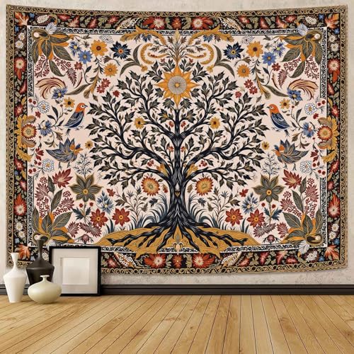 Folk Art Wall Tapestry
