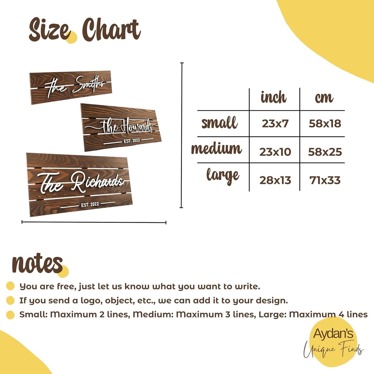Solid Wood Pallet Custom Name Signs, Ideal for Rustic Home Bussiness Office Garage Backyard Man Cave Decors Decoration, Established Date & Your Custom Text 28 * 13" Establish Date Signs