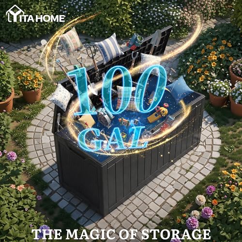 100 Gallon Large Outdoor Storage Box