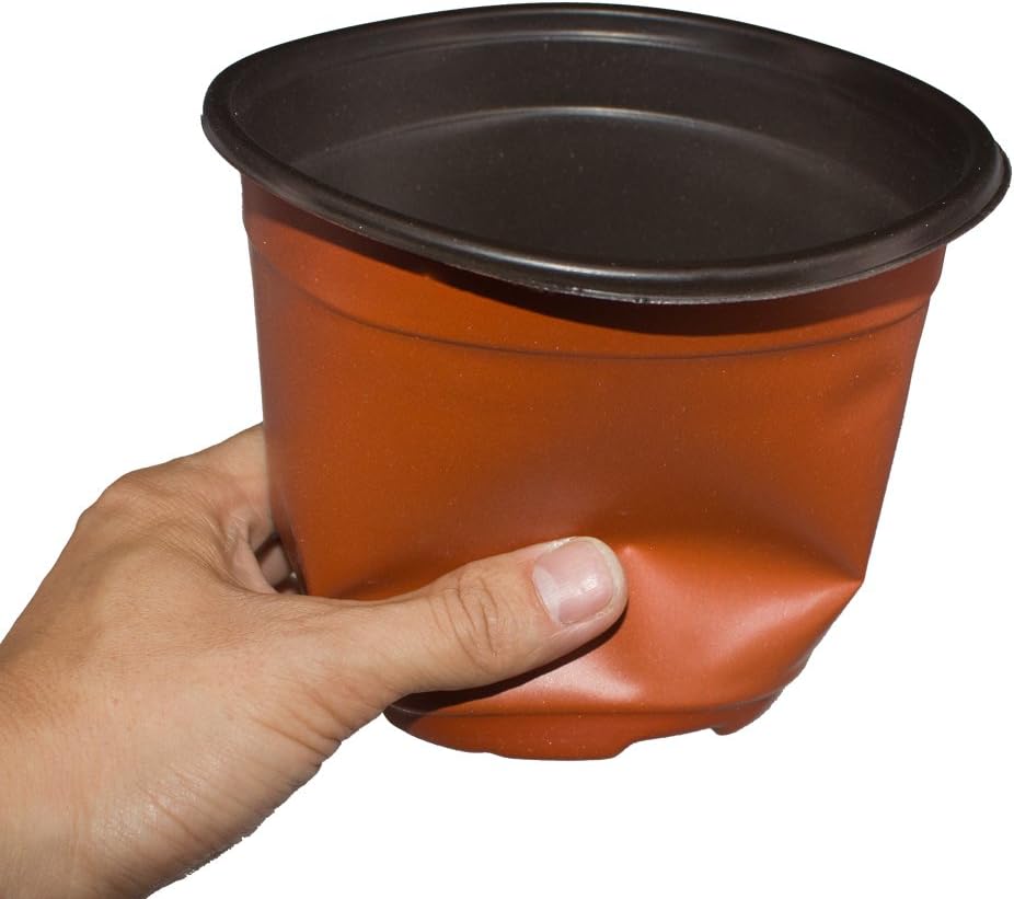 80 Pcs 6" Plastic Seedlings Plants Nursery Pots with 80 Pcs Waterproof Plastic T-Type Plant Tags and 2Pcs/Set Transplanting Digging Mini Tools