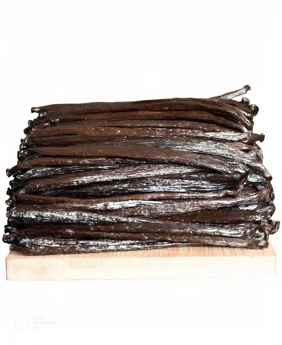 Uganda Vanilla Beans by Pearl Organic Vanilla - 15 Organic Whole Grade A Pods for Homemade Vanilla Extract, Baking & Brewing