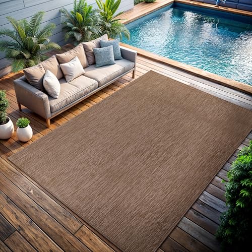 Outdoor Rug 9x12 Modern Area Rugs for Large Indoor and Outdoor Patios and Porches (107.9997 Sq Ft)
