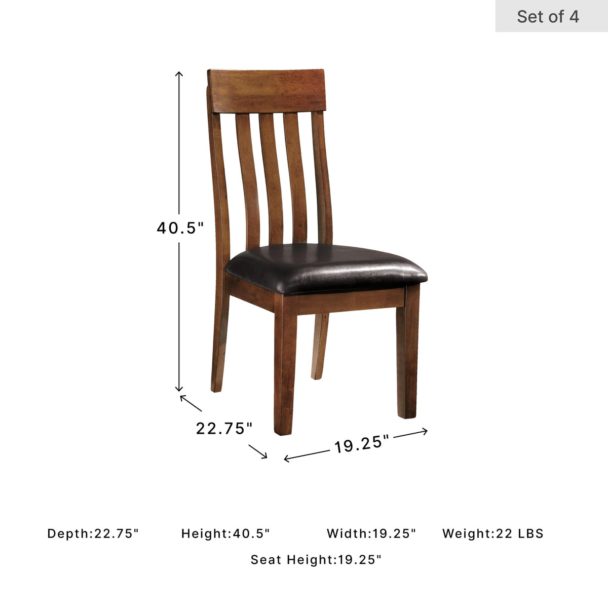 Berringer Dining Chairs Set of 4 (4 Count)
