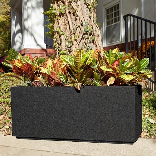 PolyStone 46" Large Rectangular Outdoor Planter Box