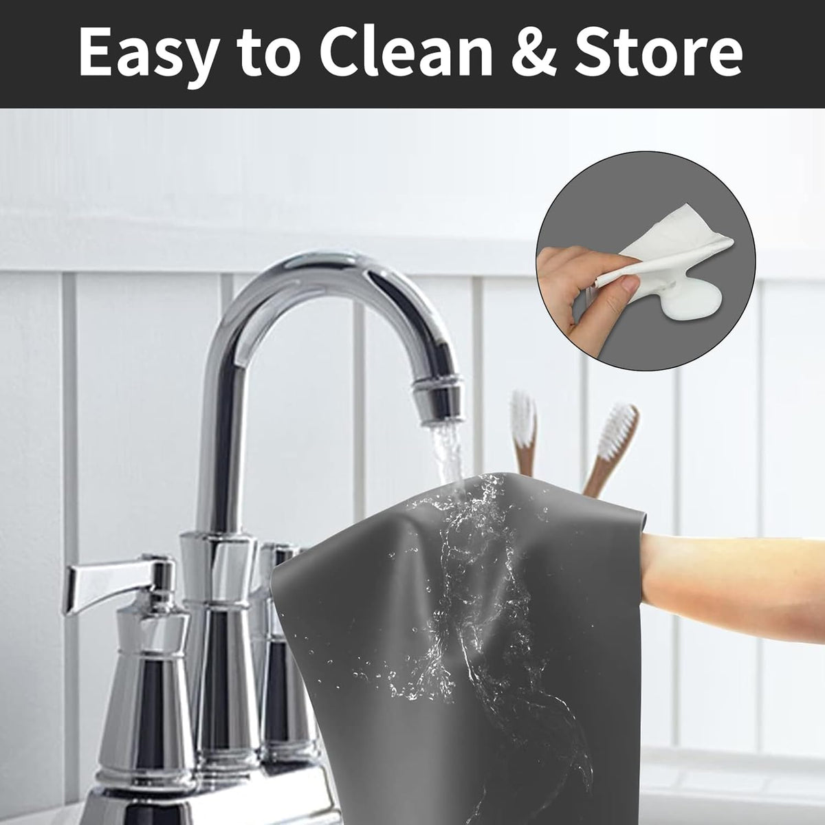 Extra Large Silicone Mat, 78.7"x 23.6" Non-Slip Heat Resistant Mats, Thicken Kitchen Countertop Protector Mat, Cuttable Waterproof Protector Mats for Kitchen Counter or Crafts (Dark Gray)