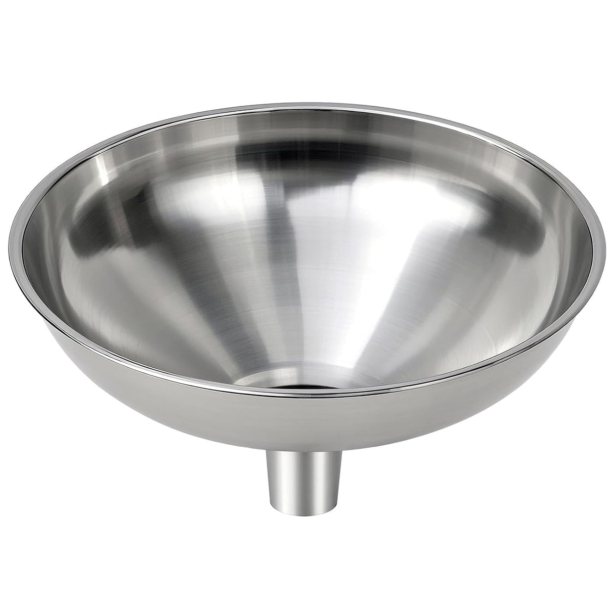 Kitchen Funnel, Stainless Steel funnels for Kitchen use Filling Bottles, one-Piece Funnel is Seamless and can be Used to Transfer Oils, Spices, and Powder mixes, and is Easy to Clean