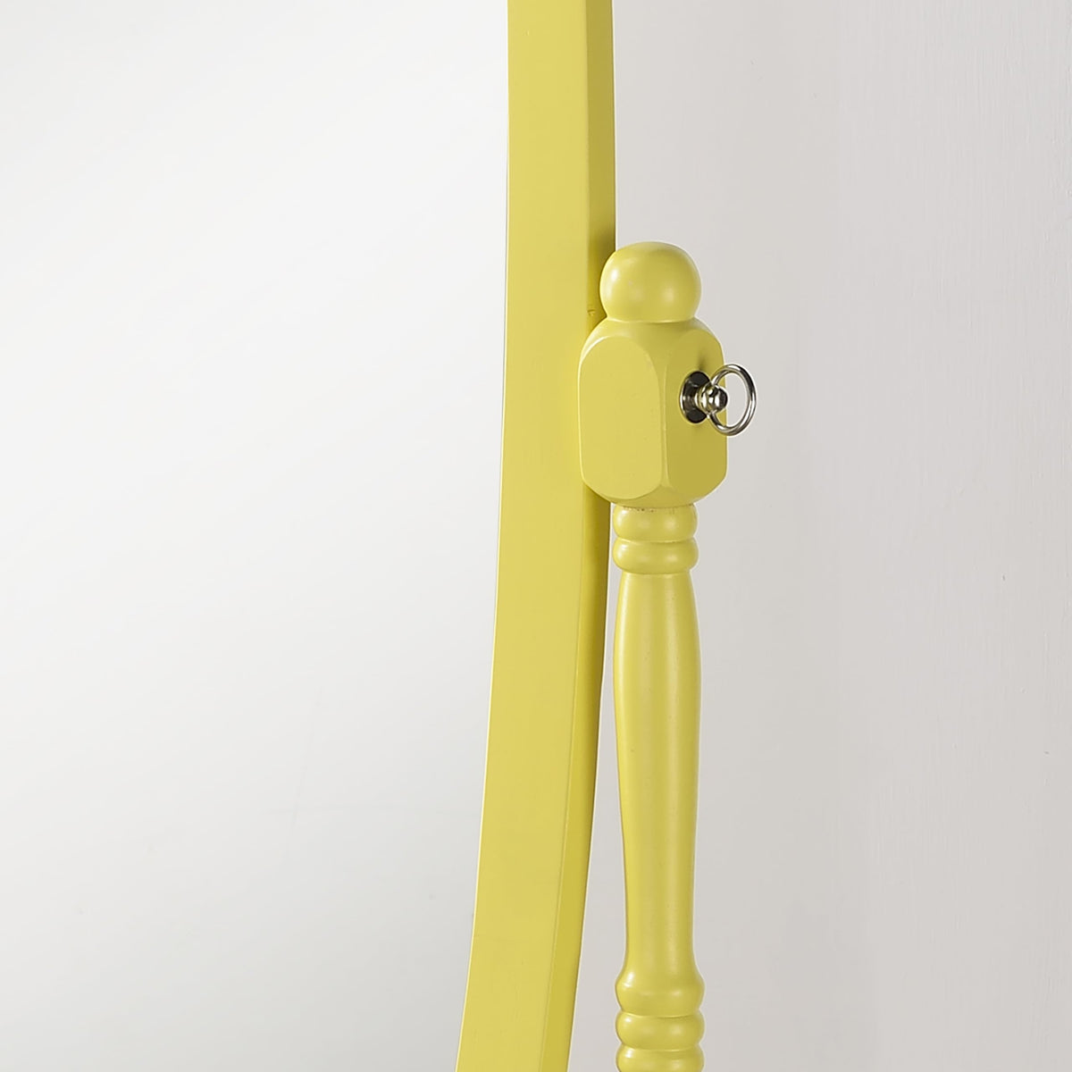 Traditional Queen Anna Style Wood Floor Cheval Mirror