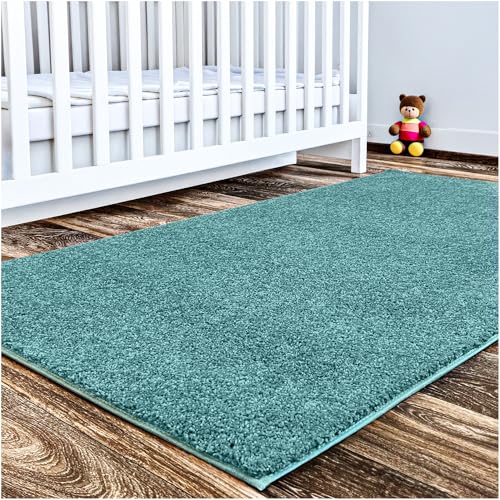Soft & Colorful 3' Round Kids Classroom Area Rug (3 Sq Ft)