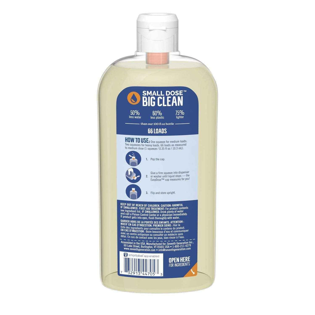 Easy Dose Laundry Concentrated Liquid Detergent (138.6 Fl Oz)