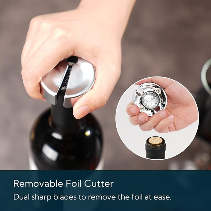 Wine Saver Pump and 3 in 1 Wing Corkscrew