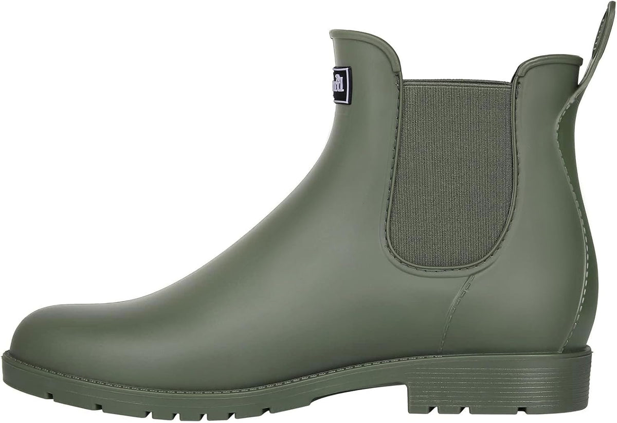 Asgard Women's Ankle Rain Boots Waterproof Chelsea Boots