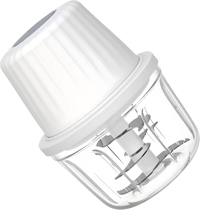 Electric Garlic Chopper, Wireless Mini Food Processor, 13.5 Oz / 400 Ml Capacity, Cordless Veggie Chopper For Ginger, Pepper, Onion, With Type-C Charging