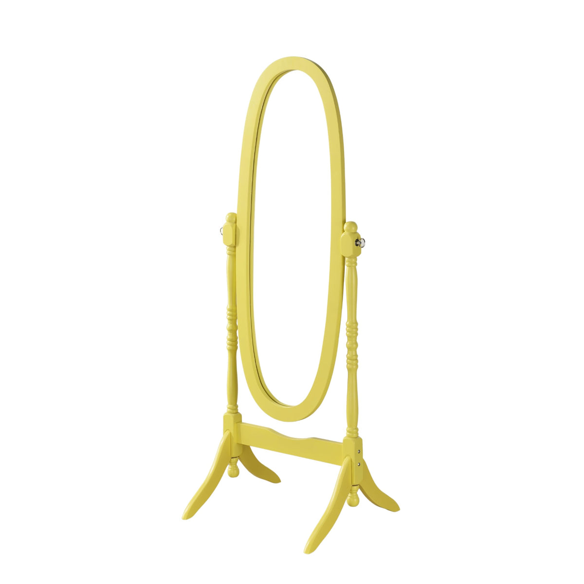 Traditional Queen Anna Style Wood Floor Cheval Mirror