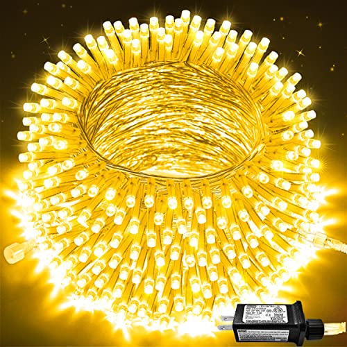 Connectable 250 LED Warm White Christmas Lights Indoor Outdoor (91.5 Foot)