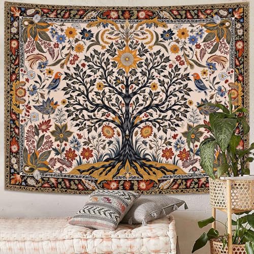 Folk Art Wall Tapestry