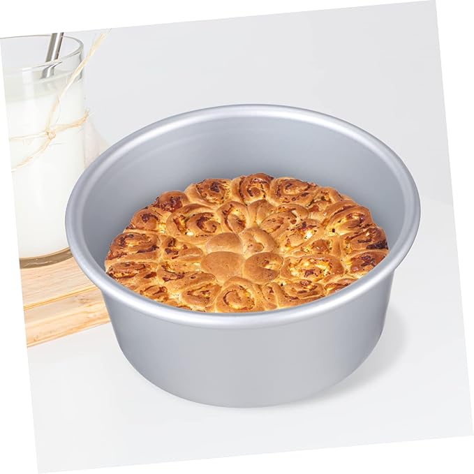 Happyyami Round Cake Pans Baking Set Cake Molds Detachable Bottom Home Baking Accessories