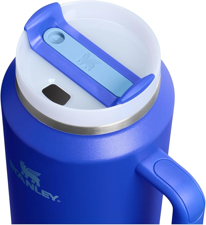 STANLEY Quencher H2.0 Tumbler with Handle and Straw 64 oz | Flowstate 3-Position Lid | Cup Holder Compatible for Travel | Insulated Stainless Steel Cup | BPA-Free | Cobalt