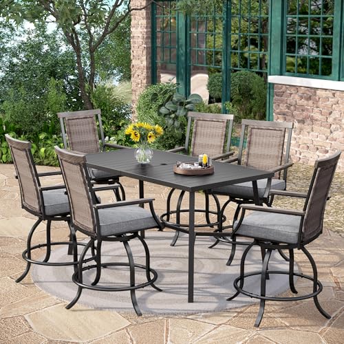 Outdoor Bar Dining Set 7 Piece (7 Count)