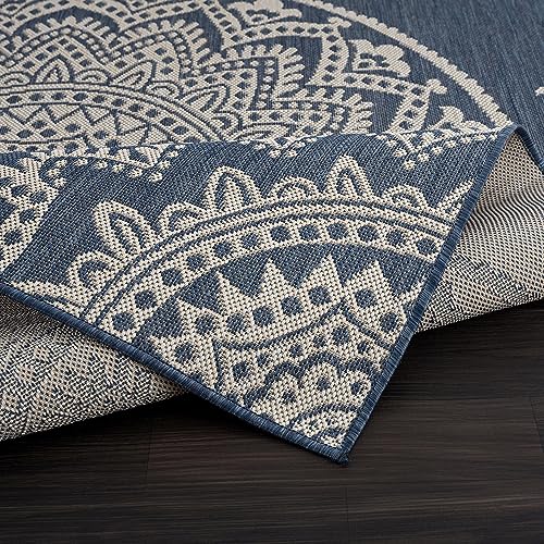 Outdoor Rug 6x9 Modern Area Rugs for Indoor and Outdoor Patios and Porches